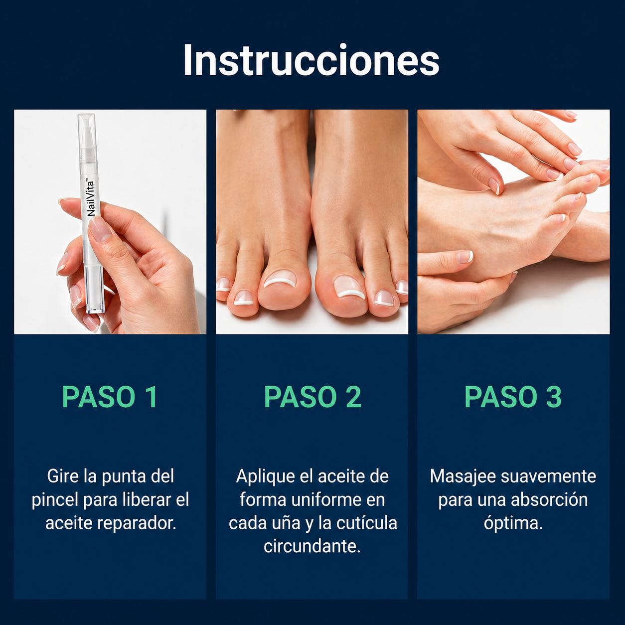 NailVita™ Lápiz Antifúngico [Uñas Saludables y Hermosas]